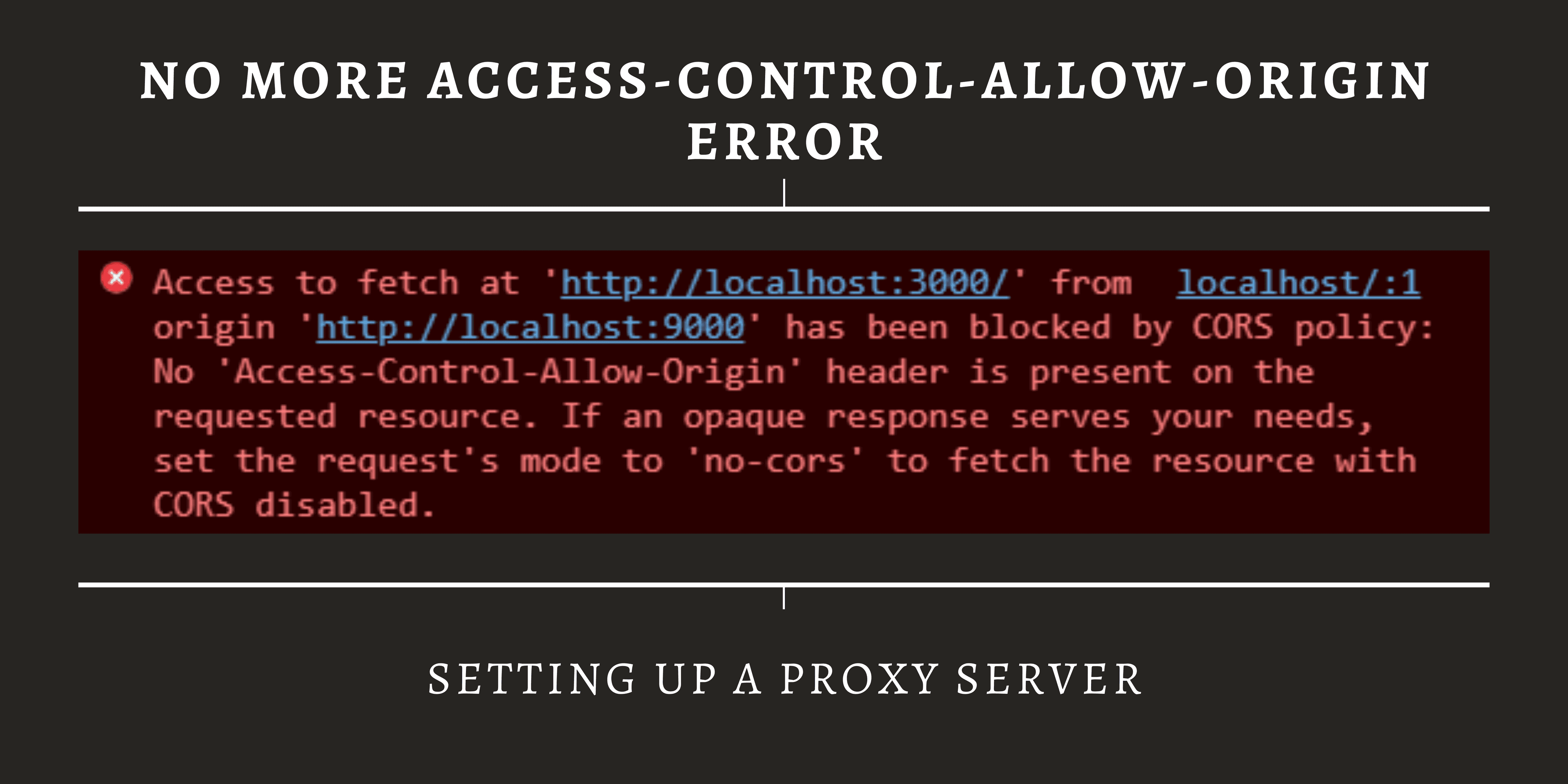 No more Access-Control-Allow-Origin error